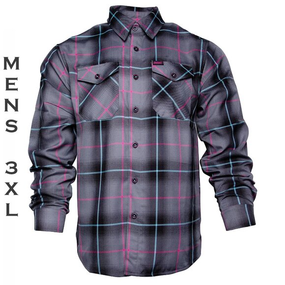 DIXXON FLANNEL x SHREDDY Flannel Shirt -  Collab V7 - Men's 3XL - Picture 1 of 11